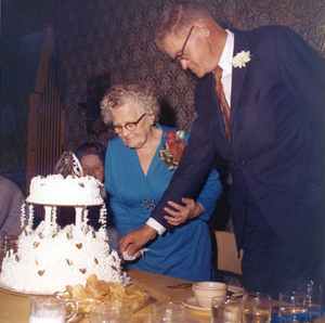 Grandparents' 50th anniversary 1922-1972