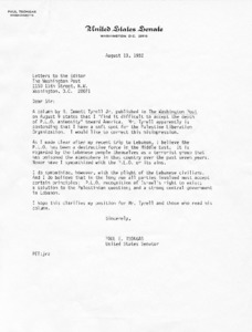 Letter to the Editor of the Washington Post responding to comments by R ...