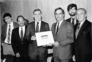 Councilor Brian McLaughlin, Councilor Charles Yancey, Mayor Raymond L. Flynn, Councilor Thomas M. Menino, Councilor David Scondras, Councilor Christopher A. Iannella