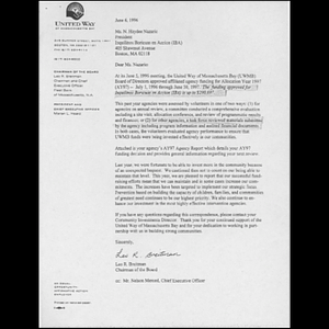 Letter from Leo R. Brietman to N. Haydee Nazario.