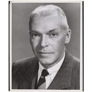 Portrait of Warren D. Hornald, Treasurer
