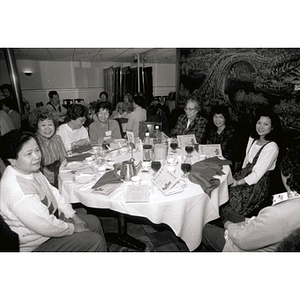 Guests at a Chinese Progressive Association party