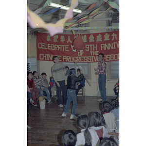 Children at a Chinese Progressive Association anniversary event