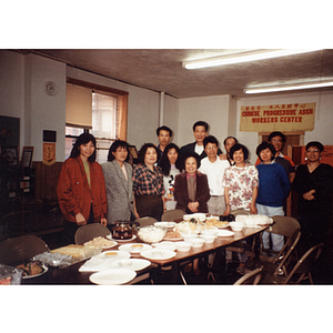 Association members at the Workers Center