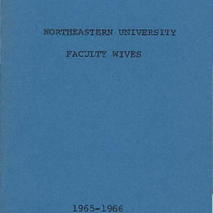 Program of Activities, 1965-1966