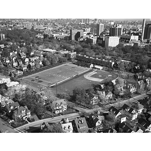 An aerial view of Kent Field