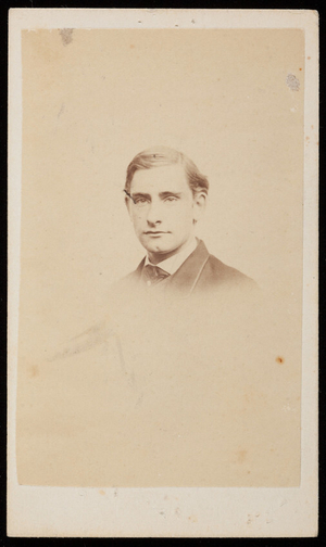 Studio portrait of Eben Farrington, Boston, Mass., 1862