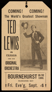 Ted Lewis advertisement