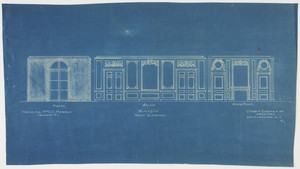 Elevations: piazza, salon, dining room, residence of Mrs. Charles C. Pomeroy [Edith Burnet (Mrs. Charles Coolidge Pomeroy)], "Seabeach", Newport, R. I., 1900.