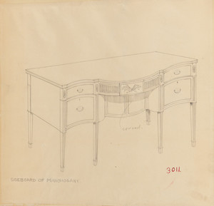 "Sideboard of Mahogany"