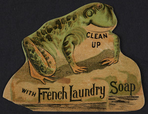 Trade card for French Laundry Soap, Kendall Mfg. Co., Providence, Rhode Island, undated