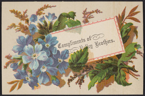 Trade card for Kelley Brothers, pharmacists, location unknown, undated