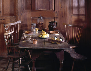 Pine Kitchen table, Beauport, Sleeper-McCann House, Gloucester, Mass.