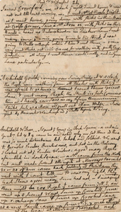 Notes on the Boston Massacre trials, by John Adams, 1770, "Prisoners Witnesses. James Crawford..."