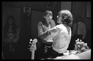 Joni Mitchell Embracing Graham Nash During Production Of The First Crosby Stills And Nash