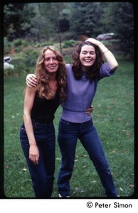 Catherine Blinder and Lacey Mason (left), Tree Frog Farm Commune