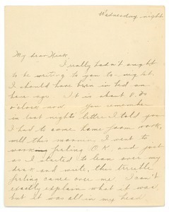 Letter from Letitia Crane to Frank F. Newth