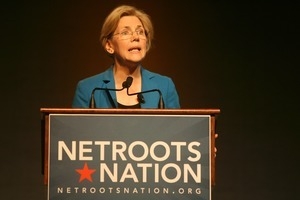 Senator Elizabeth Warren speaks at Netroots Nation, Providence