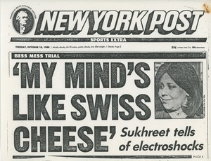 'My mind's like swiss cheese'