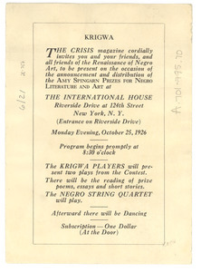 Invitation from the Crisis