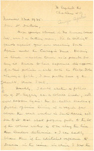 Letter from George S. Oettlé to W. E. B. Du Bois