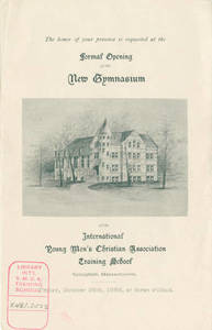 East Gymnasium Formal Opening Brochure, 1894