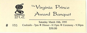 The Virginia Prince Award Banquet