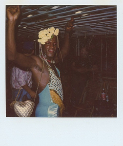 Photographs of Marsha P. Johnson Dancing in a Teal Bodysuit