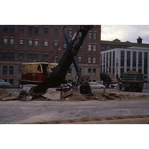 Construction of Speare Hall, April 1963