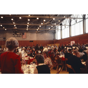 NU 75th anniversary in Cabot Center Gym, October 1971