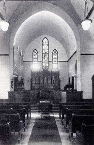 Interior of the Emmanuel Episcopal Church, Water Street circa 1890s