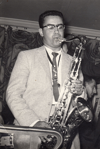Richie Ares on saxophone