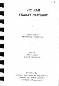 Freshman Student Handbook 1971-72