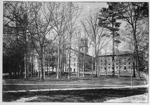 Amherst College campus and grove