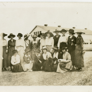 Camp MacArthur - Waco, Texas - World War I - Group photo of women