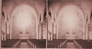 Interior of St. Brigid's Catholic Church in Amherst
