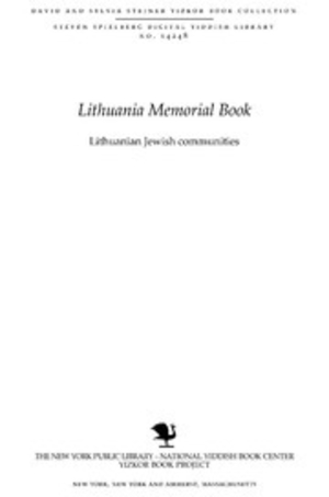 Lithuanian Jewish communities