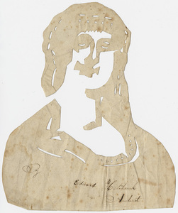 Edward Hitchcock cut-paper silhouette