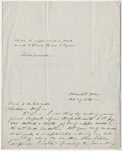 Charles Whittlesey letter to Edward Hitchcock, 1846 November 27