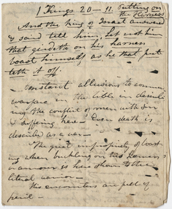 Edward Hitchcock sermon notes, 1835 June