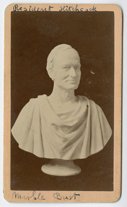 President Hitchcock marble bust