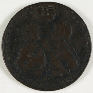Bronze medal awarded to Jeffery Amherst, 1789
