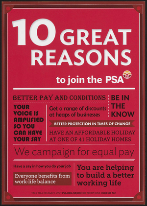 10 great reasons to join the PSA