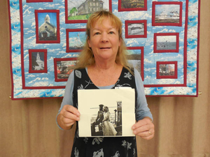 Deborah Minsky at the Provincetown Mass. Memories Road Show