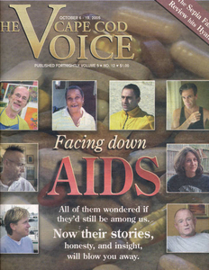 'The Cape Cod Voice' article 'Facing Down AIDS'