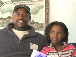 Andre Rouse and his daughter Trinity Rouse at the Stoughton Mass. Memories Road Show: Video Interview