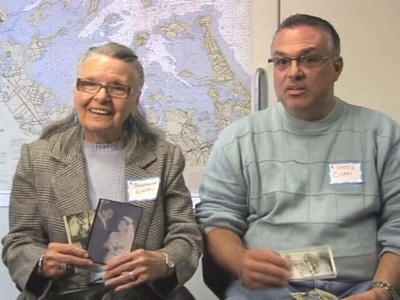 Josephine Cioffi and Gregory Cioffi at the Boston Harbor Islands Mass. Memories Road Show: Video Interview