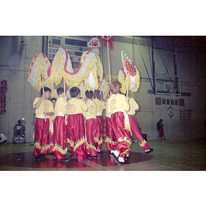 Performers at a Chinese Progressive Association New Year's event