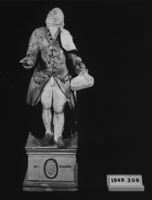 Figure of Benjamin Franklin