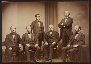 Group portrait of Boston Board of Aldermen, 1881, 1883, 1884